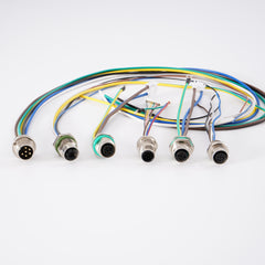 7/8'' round connector, panel type