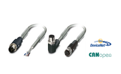 Fieldbus, prefabricated cable, DeviceNet  CANopen, M12
