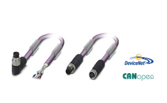 Fieldbus, prefabricated cable, DeviceNet  CANopen, M8