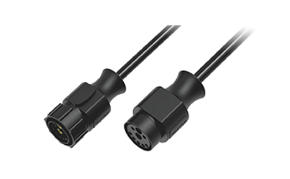 Iso-bus 11783 connector, injection molded
