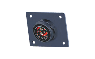 Iso-bus 11783 connector, panel type