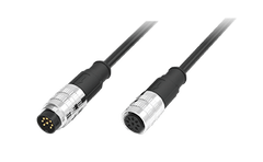 M16 round connector, injection molded