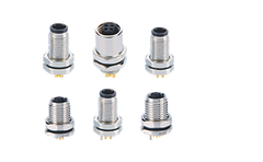 M5 round connector panel type