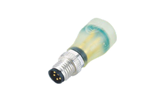 M8, male, terminator, with LED indicator