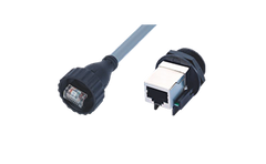 RJ45, injection panel  assembled