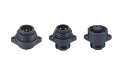 Rd24 round connector, panel type